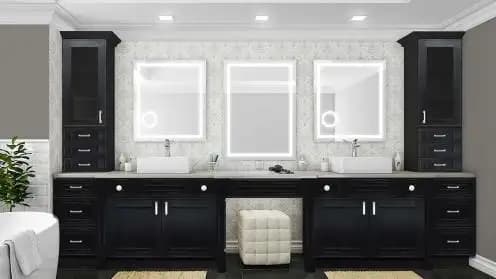 Craftsman Black Shaker Bath Vanities