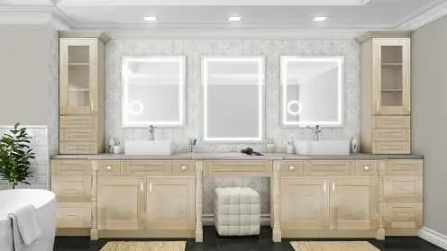 Craftsman Natural Shaker Bath Vanities
